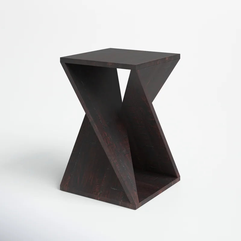 Zevara Solid Wood End Table