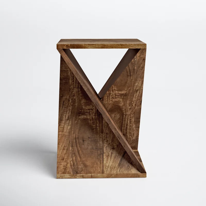 Zevara Solid Wood End Table